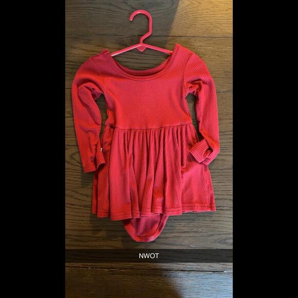 Little sleepies twirl dress, ribbed - Picture 1 of 2